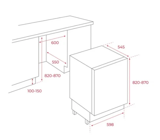 Teka TGI2 120 D EU Built-under Mini Freezer With Antibacterial Gasket and Inverter Motor - Image 3