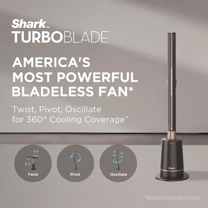 Ninja TF200SMWH Shark TurboBlade™ Bladeless Fan - Image 4