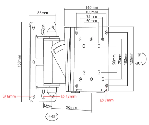 Titan SGB391 Monitor Mount Solutions 13"-27" - Image 3