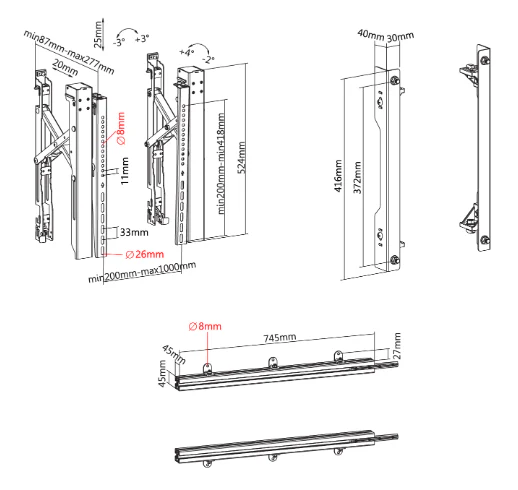 Titan SGB647 Video Wall Mount - Image 3