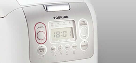 Toshiba RC-18NMFEIS 1.8L Electric Rice Cooker - White - Image 5