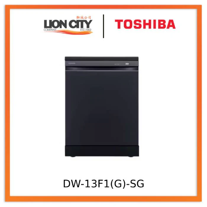 Toshiba DW-13F1(G)-SG Turbo Heat Drying Dishwasher, 8L