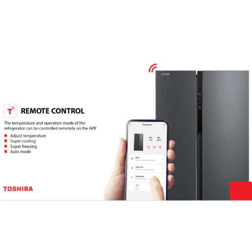 Toshiba GR-RS780WI-PMX(06) 601L Side By Side Fridge Refrigerator - Image 7