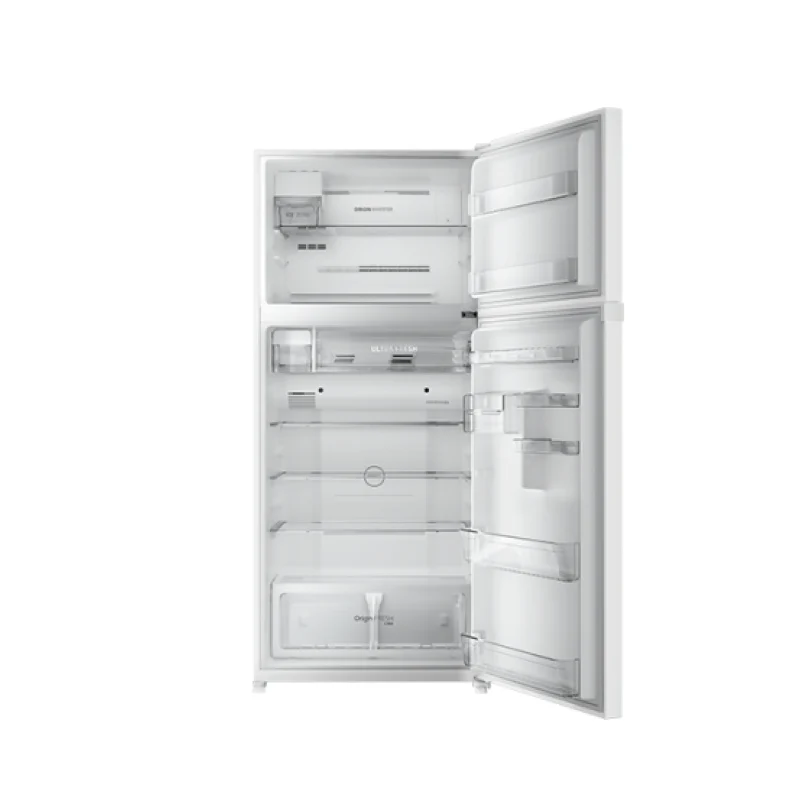 TOSHIBA GR-RT835WE-PGX(B5) 597L Top Mount Freezer Fridge - White Glass - Image 2