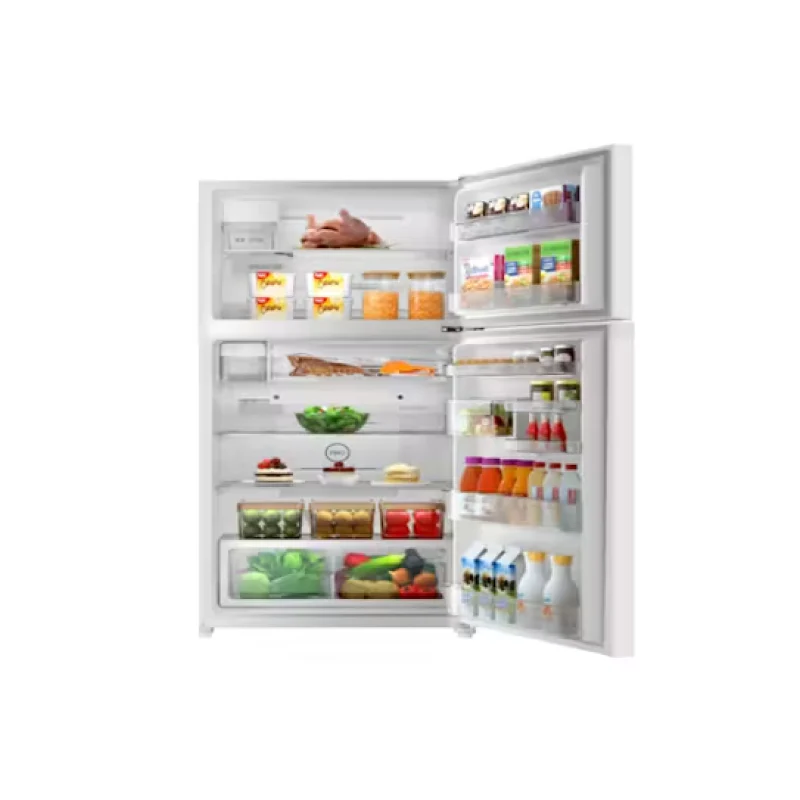 TOSHIBA GR-RT835WE-PGX(XK) 597L Top Mount Freezer Fridge - Black Glass - Image 2