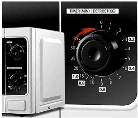 Toshiba MM-EM25P 25L Microwave Oven - Image 4