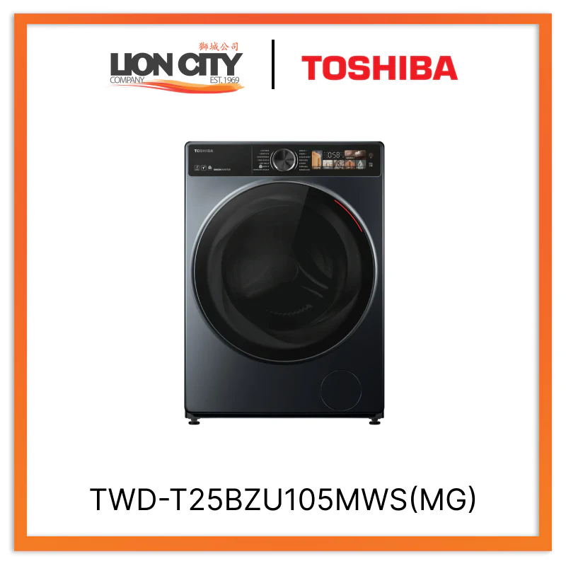 Toshiba TWD-T25BZU105MWS(MG) 9.5/7KG Washer Dryer