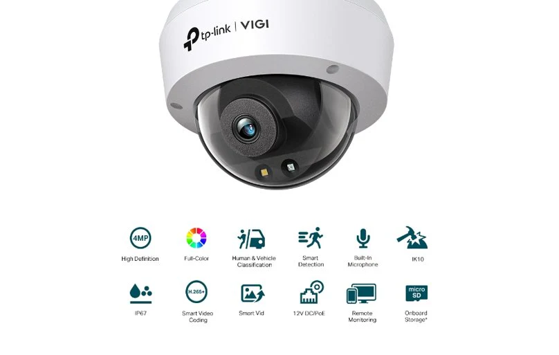 TP-Link 4MP Full-Color Dome Network Camera C240 4mm - Image 2