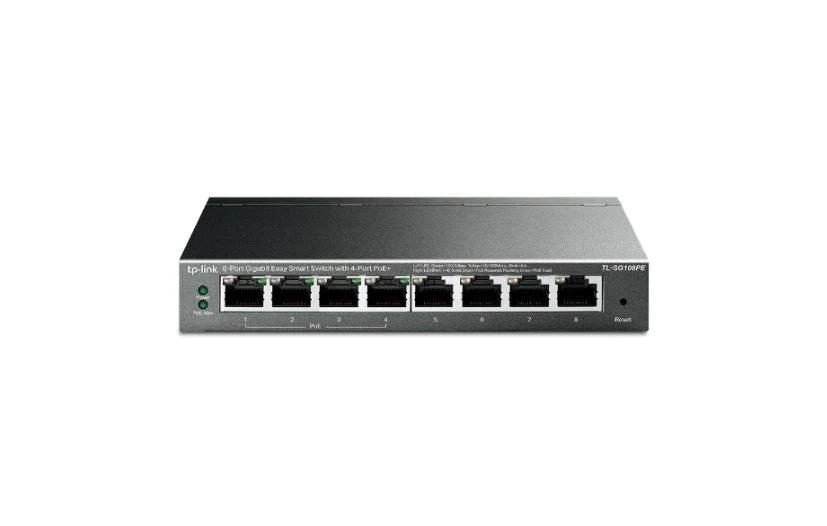 TP-Link 8-Port Gigabit Easy Smart Switch with 4-Port PoE+