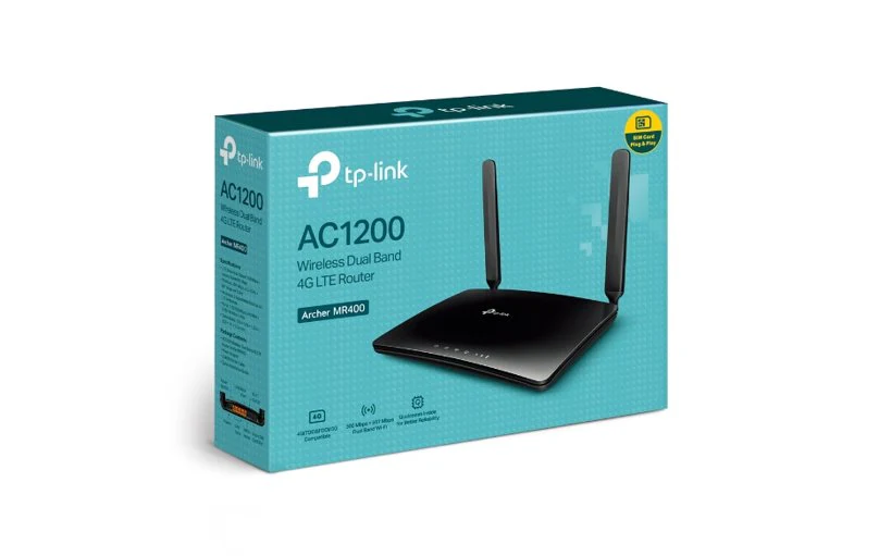 TP-Link Archer AC1200 Dual-Band 4G LTE Router MR400 - Image 5