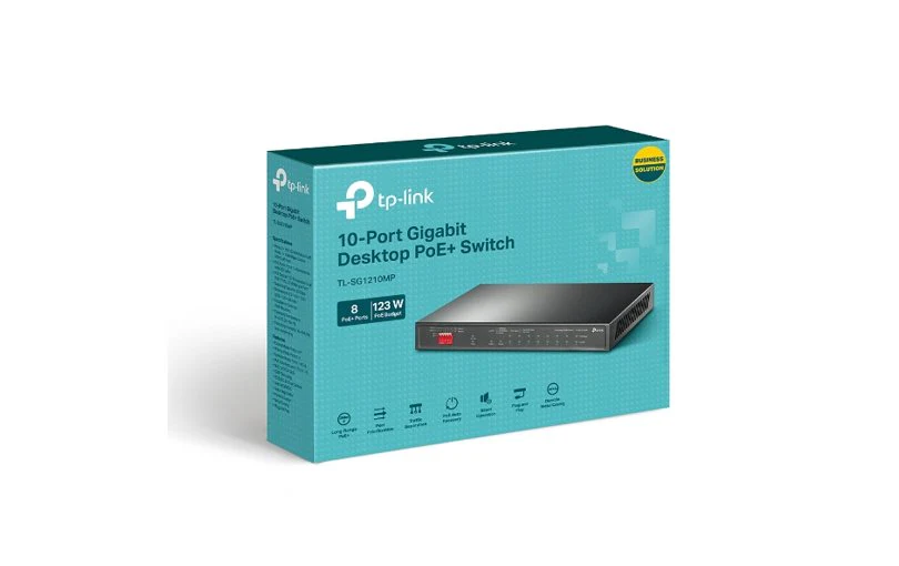 TP-Link Omada 10-Port Gigabit PoE+ Switch TL-SG1210MP - Image 4