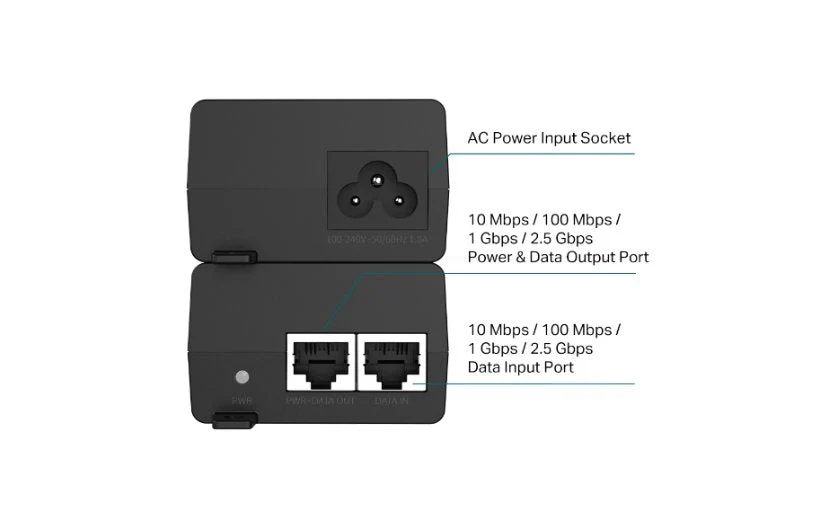 TP-Link Omada 2.5G PoE+ Injector Adapter POE260S - Image 3
