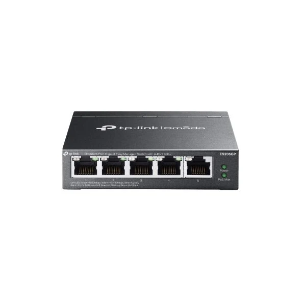 TP-Link Omada 5-Port Gigabit Easy Managed Switch 4-Port PoE+ ES205GP