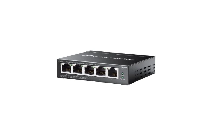 TP-Link Omada 5-Port Gigabit Easy Managed Switch 4-Port PoE+ ES205GP - Image 3