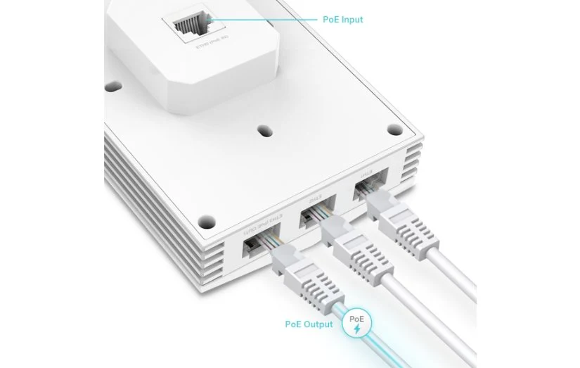 TP-Link Omada AX3000 Wall-Plate Dual-Band Wi-Fi 6 Access Point EAP655-Wall - Image 4
