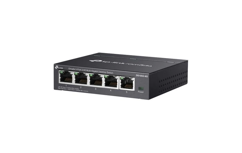 TP-Link Omada DS105G-M2 5-Port 2.5G Multi-Gigabit Desktop Switch - Image 3