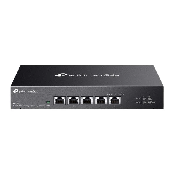 TP-Link Omada DS105X 5-Port 10G Multi-Gigabit Desktop Switch - Image 4