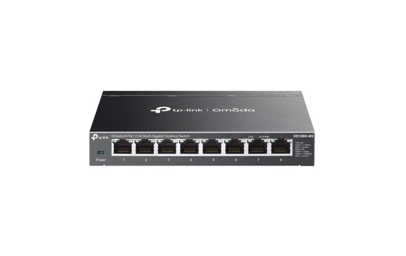 TP-Link Omada DS108G-M2 8-Port 2.5G Multi-Gigabit Desktop Switch