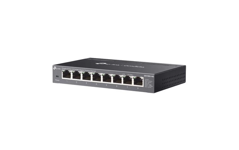 TP-Link Omada DS108G-M2 8-Port 2.5G Multi-Gigabit Desktop Switch - Image 3