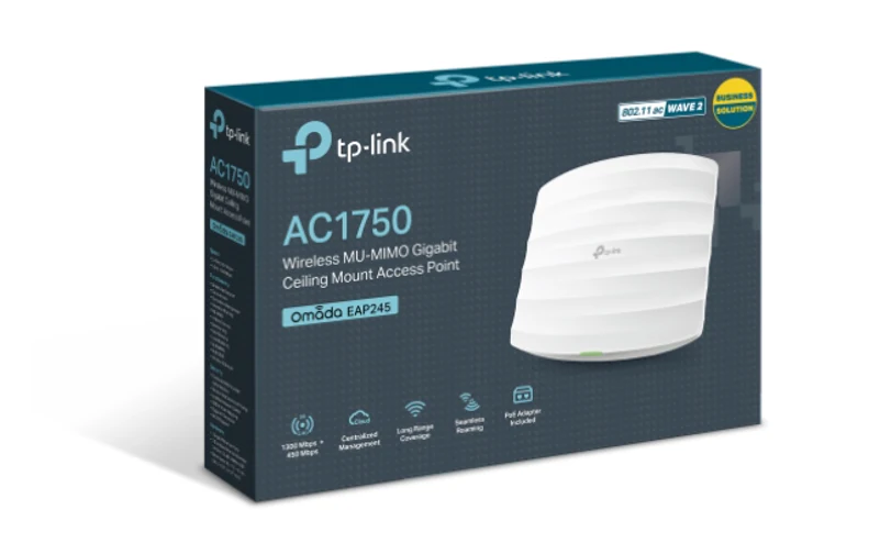 TP-Link Omada EAP245 AC1750 Ceiling Mount Gigabit Wi-Fi Access Point - Image 4