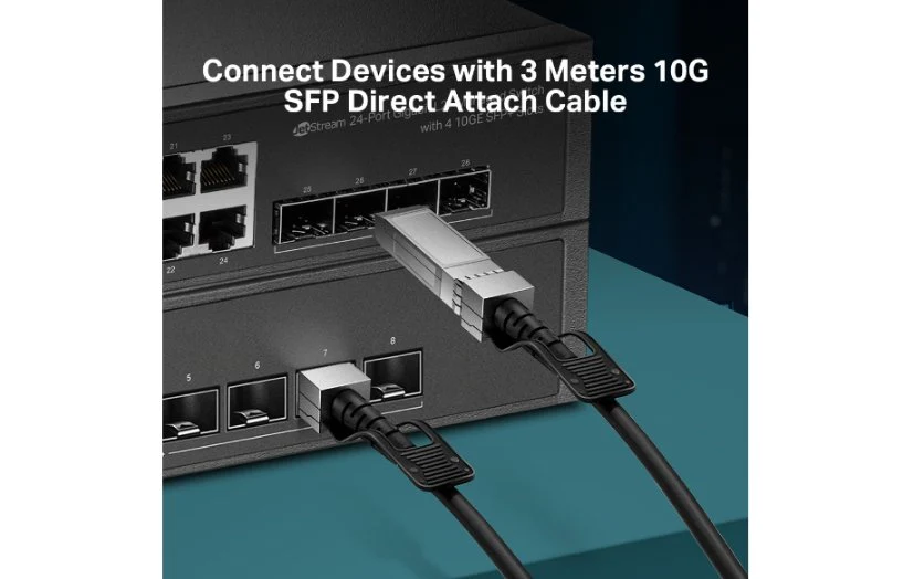TP-Link Omada SM5220-3M 3M SFP+ 10G Direct Attach Cable - Image 2