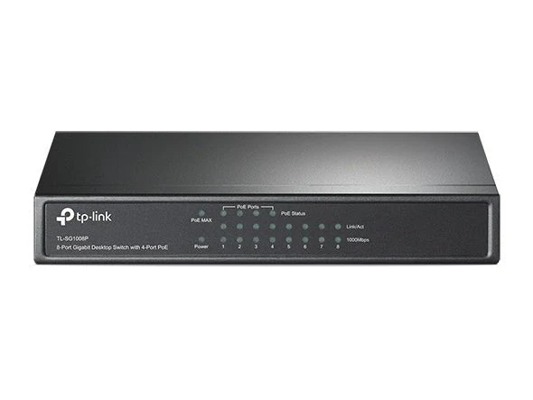 TP-Link Omada TL-SG1008P 8-Port Gigabit PoE+ Switch 65W