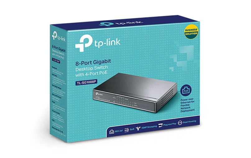 TP-Link Omada TL-SG1008P 8-Port Gigabit PoE+ Switch 65W - Image 4