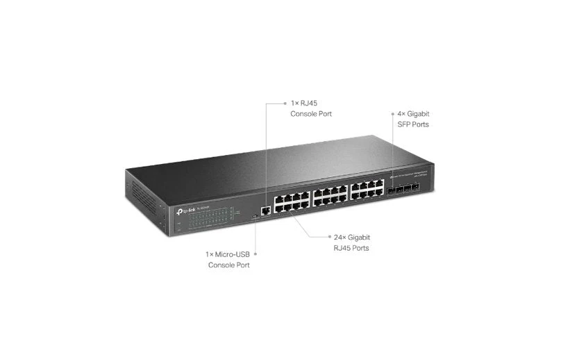TP-Link Omada TL-SG3428 24-Port Gigabit L2+ Managed Switch 4 SFP - Image 3