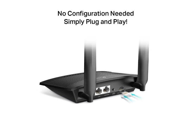 TP-Link SOHO 300 Mbps Wireless N 4G LTE Router TL-MR100 - Image 3