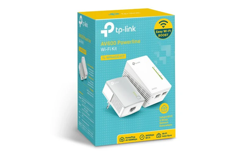 TP-Link SOHO AV600 300Mbps Wi-Fi Powerline Extender Starter Kit WPA4220 - Image 5