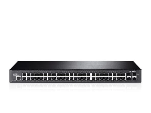 TP-Link T2600G-52TS(TL-SG3452) JetStream 48-Port Gigabit L2 Managed Switch with 4 SFP Slots