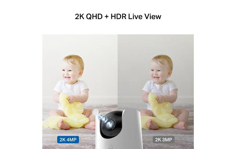 TP-Link Tapo C225 2K QHD Pan/Tilt AI Home Security Wi-Fi Camera - Image 2
