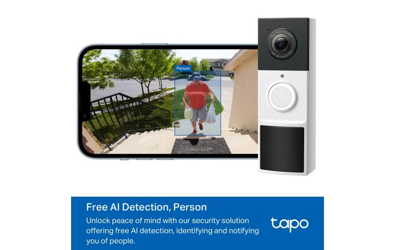 TP-Link Tapo D210 2K Video Doorbell Camera IP65 - Image 5