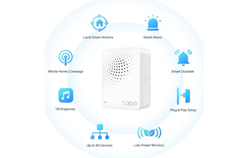 TP-Link Tapo H100 Smart IoT Hub with Chime - Image 2