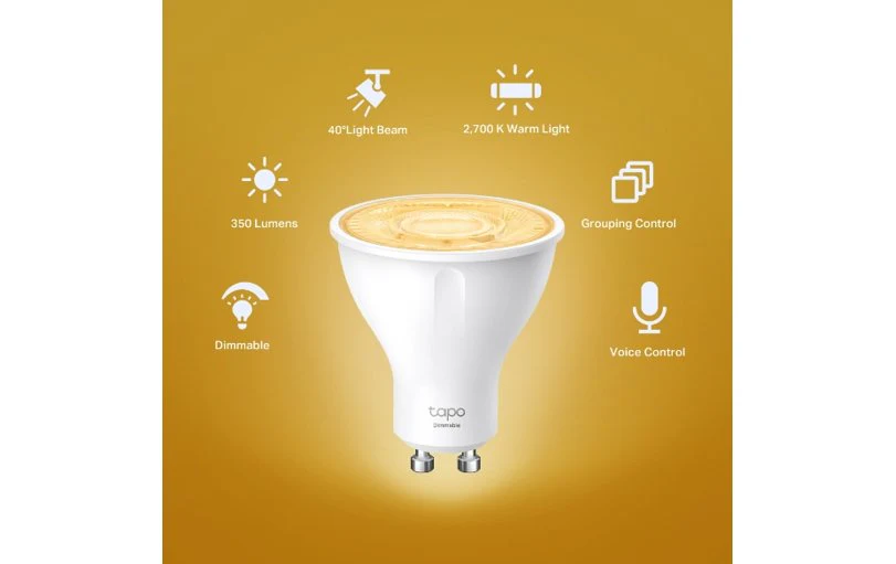 TP-Link Tapo L610 Smart Wi-Fi Spotlight Dimmable 4-Pack - Image 4