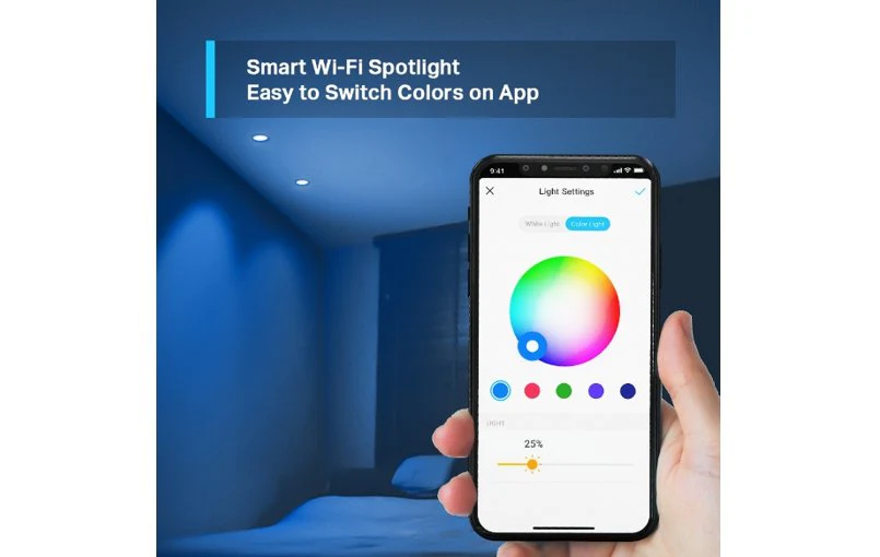 TP-Link Tapo L630 Smart Wi-Fi Spotlight Multicolor Dimmable 4-Pack - Image 3