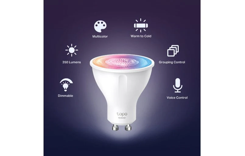 TP-Link Tapo L630 Smart Wi-Fi Spotlight Multicolor Dimmable 4-Pack - Image 4