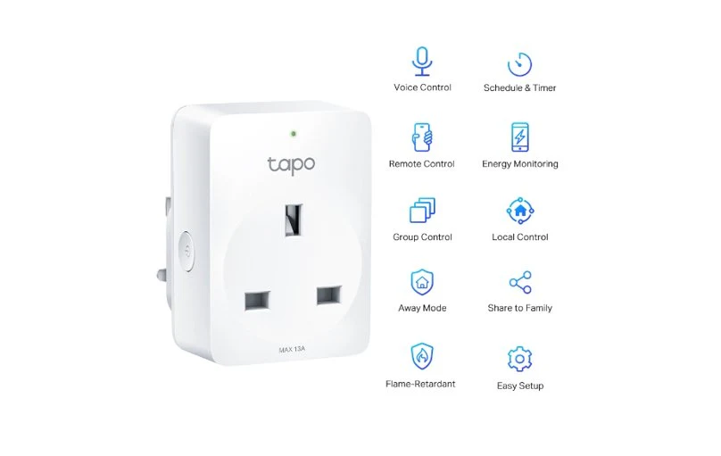 TP-Link Tapo P110 Mini Energy Monitoring Smart Wi-Fi Socket 2-Pack - Image 2