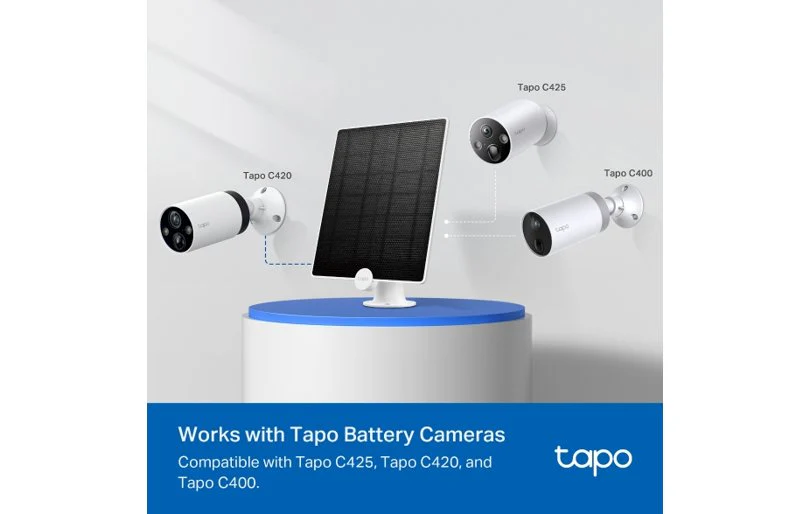 TP-Link Tapo Solar Panel IP65 (A200) with 4m Cable for Battery Cameras - Image 4