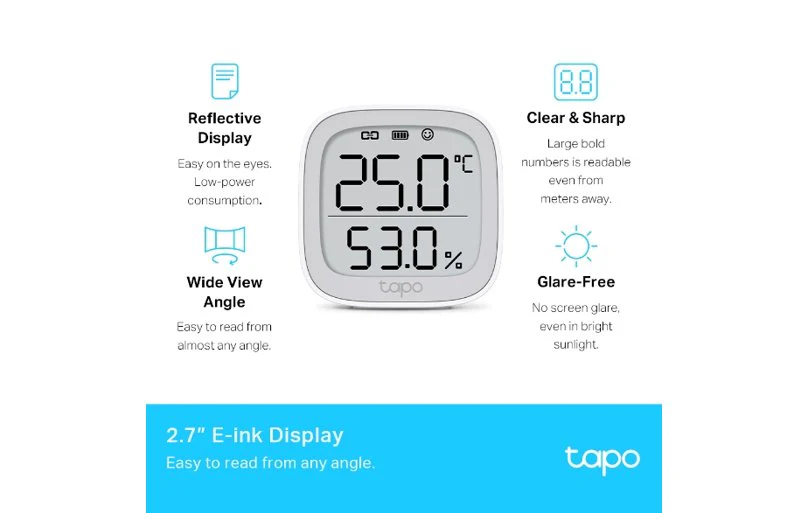 TP-Link Tapo T315 Smart Temperature And Humidity Monitor - Image 4