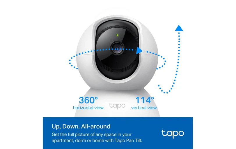 TP-Link Tapo TC71 Pan/Tilt Home Security Wi-Fi Camera 1080p - Image 3