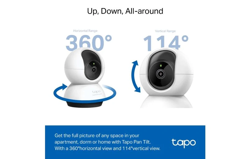 TP-Link TC72 Pan/Tilt AI Home Security Wi-Fi Camera 2K 4MP QHD - Image 4