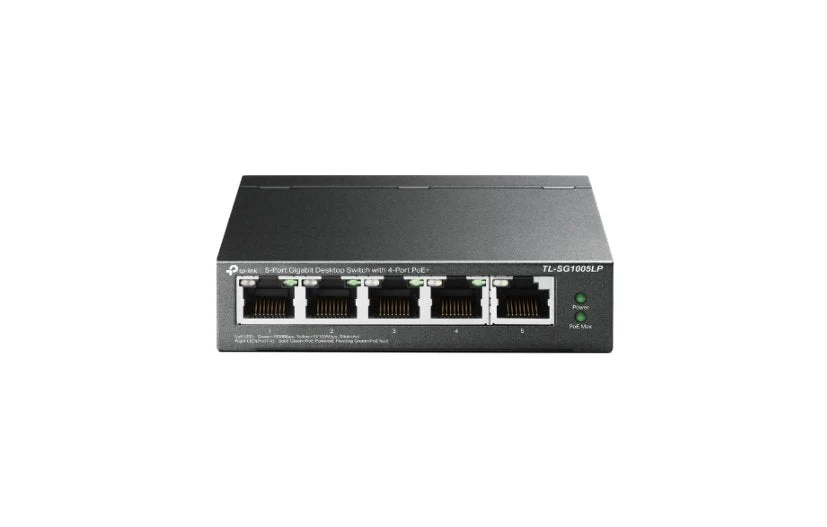 TP-Link TL-SG1005LP 5-Port Gigabit Desktop Switch with 4-Port PoE+
