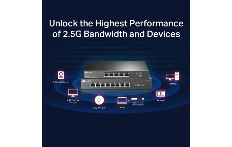 TP-Link TL-SG105-M2 5-Port 2.5G Desktop Switch - Image 4