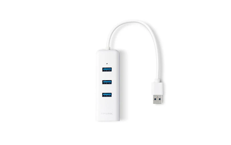 TP-Link UE330 USB 3.0 3-Port Hub Gigabit Ethernet Adapter - Image 2