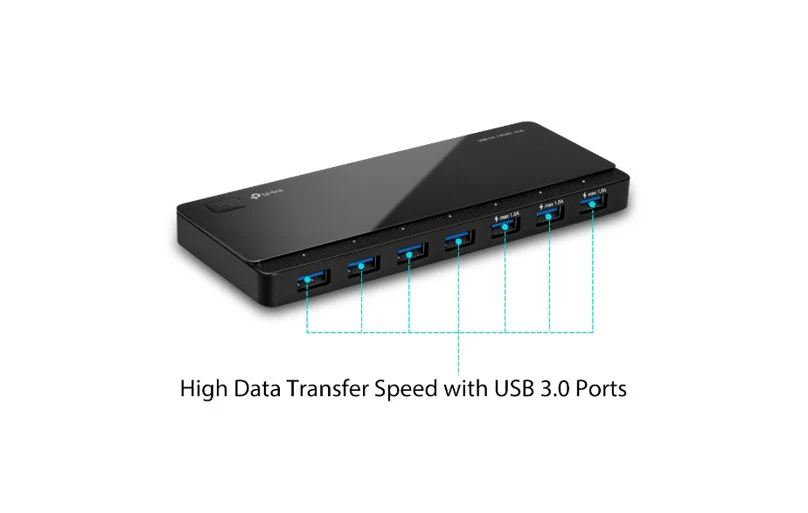 TP-Link UH700 USB 3.0 7-Port Hub 5Gbps - Image 2