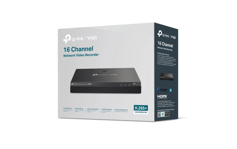 TP-Link VIGI 16-Channel 4K H.265+ Network Video Recorder NVR2016H - Image 4