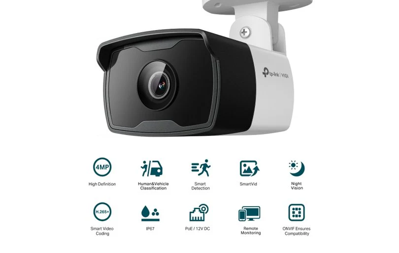 TP-Link VIGI 2.8mm 4MP Outdoor IR Bullet Network Camera C340I - Image 2