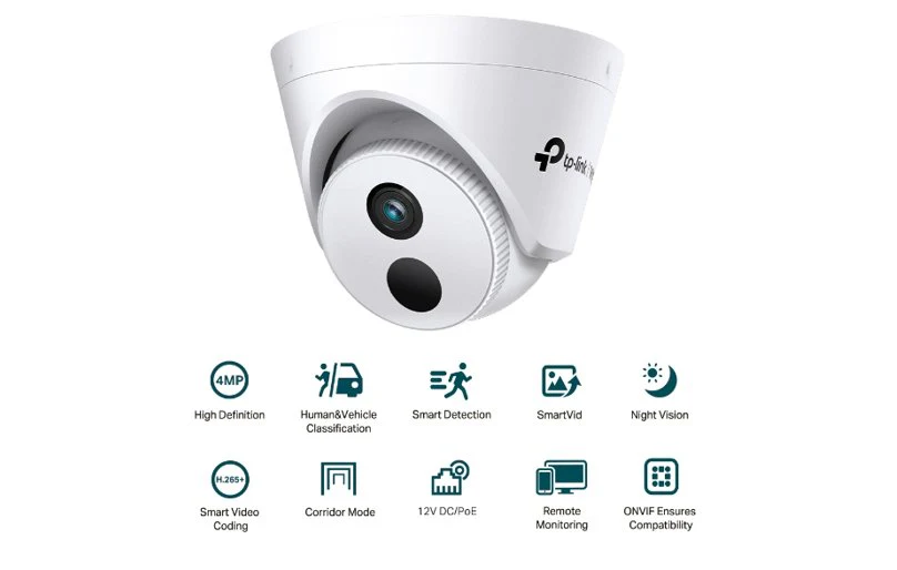 TP-Link VIGI 4mm 4MP IR Turret Network Camera C440I - Image 2