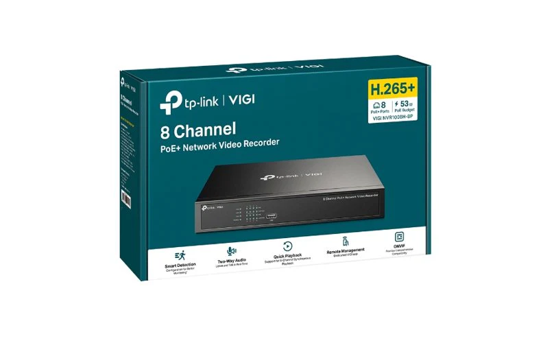 TP-Link VIGI 8 Channel PoE+ Network Video Recorder 4K H.265+ - Image 5